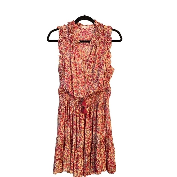 Poupette St. Barths Floral Triny Dress Size M - Picture 3 of 16